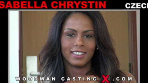 Isaballa Chrystin Anal Creampie Porn - Young black woman Isabella Chrystin fools around at porn audition