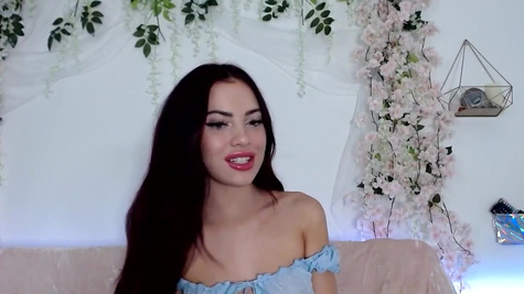 Hot lesbian pornstar Sabina Rouge teases guys on webcam