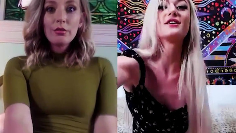Mona Wales and Morgan Rain's video call became sexual