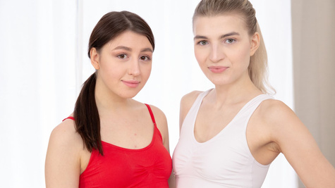Monroe Fox, Rin White in Workout ends for teens with threeway