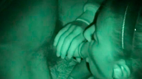 Nicky in Night vision blowjob