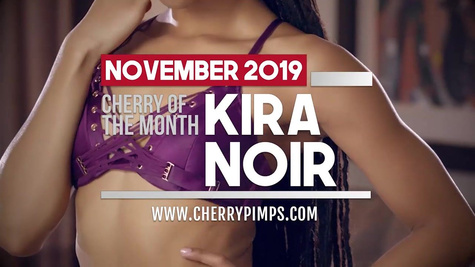 Kira Noir in Gorgeous Ebony Teen In Purple Lingerie In Solo Masturbation Scene