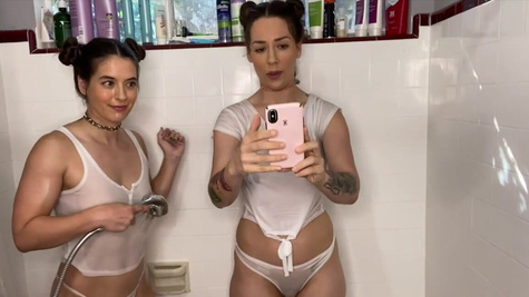 Fuck)Abbie Maley, Tara Lynne in Abbie Maley and Tara Lynne: Soapy Shower Tease