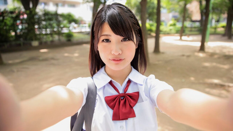 Alone in Alone with Sweet Schoolgirl Aoi