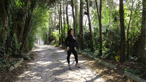 Cristine Castellari in Sexy Walk